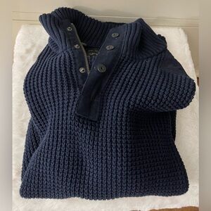 Men’s Size Large Navy Blue David Bitton Sweater